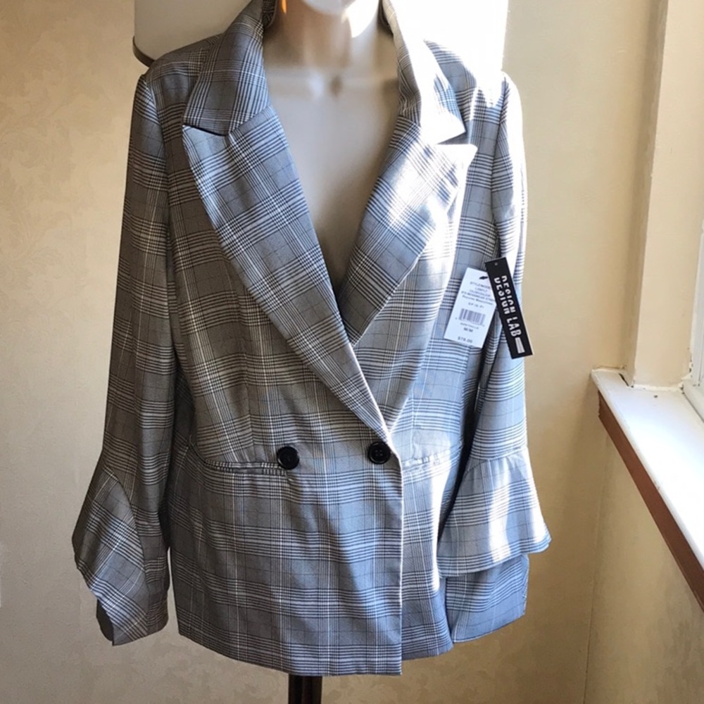 Design Lab Houndstooth Jacket